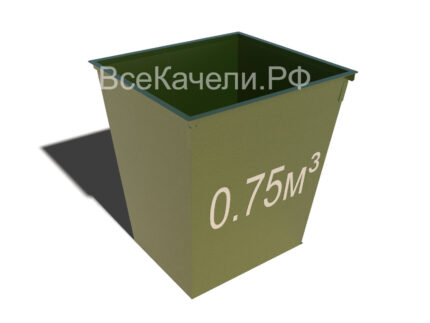 Контейнер мусорный объем 0.75м³ Б2 купить, цена, заказать, Краснодар